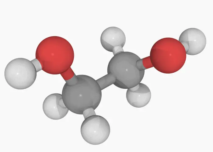 Ethylene compound molecules illustration