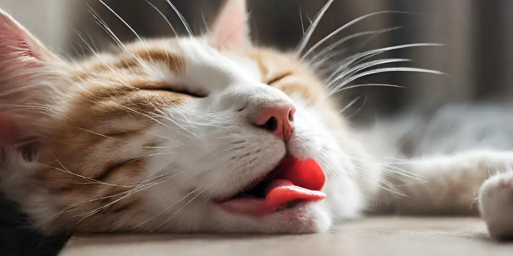 Reasons Why Cats Sleep with Their Tongue Out article featured image